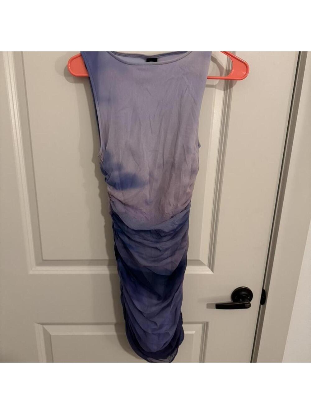 Urban Outfitters Women's Purple and Blue Dress